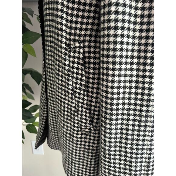 Talbots Womens Vintage Reversible Houndstooth Wool Blend Old Money Jacket Sz M - Picture 5 of 16